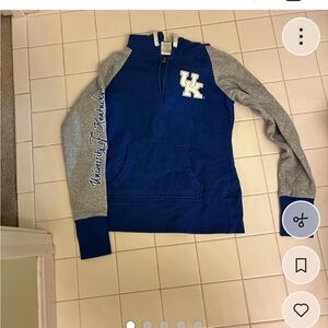 Rivalry Threads Blue and Gray Women's Sweater